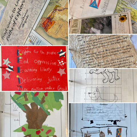 Pages from my son's notebook